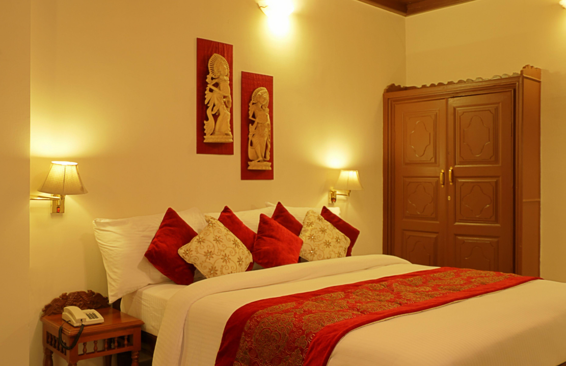 AC double room in Aalankrita Resort & Convention near Hyderabad Shyam temple